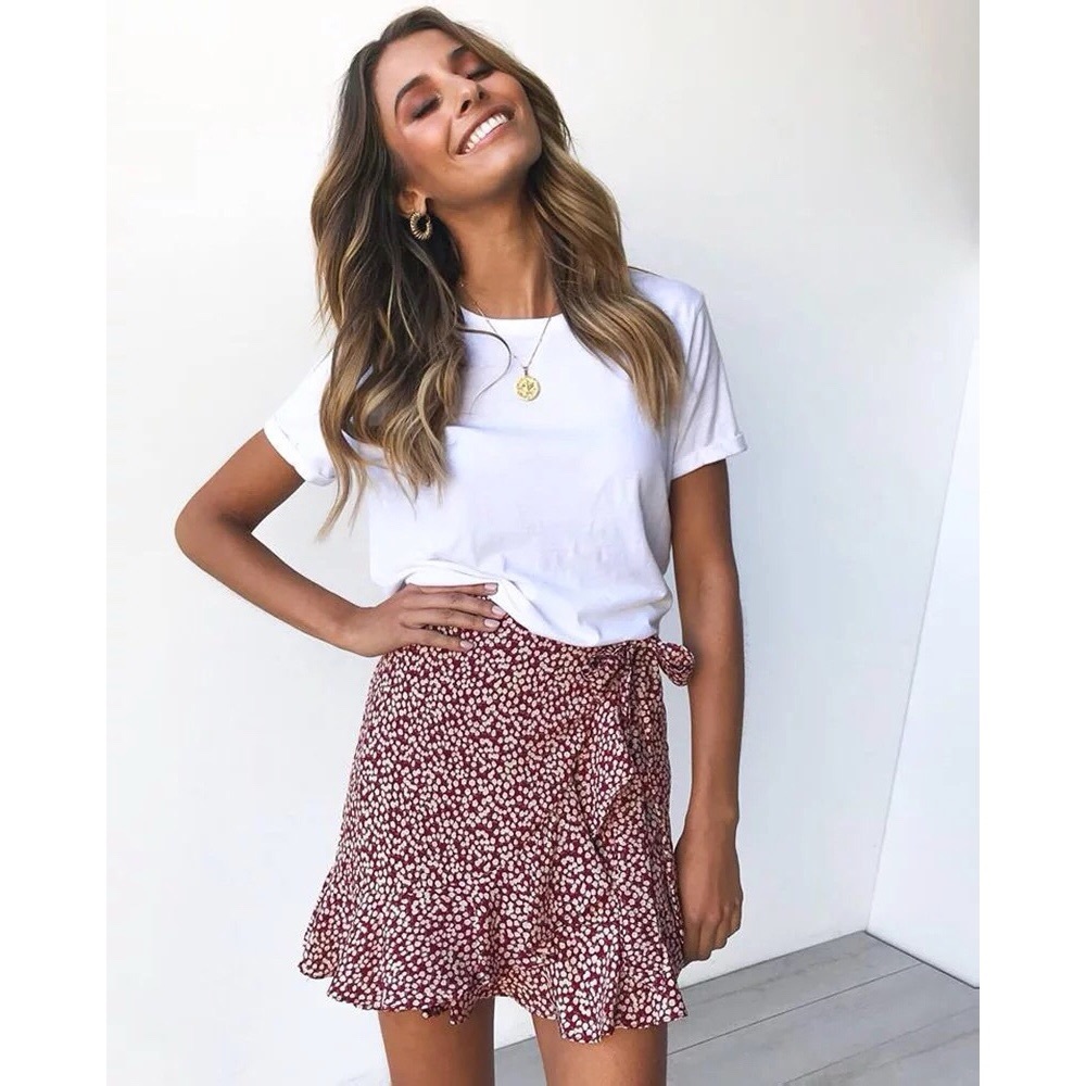 Flutter Wrap Mini Skirt